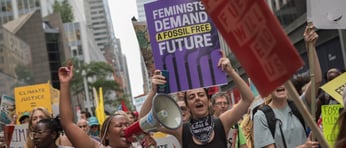 Feminists Demand A Fossil Free Future Fossil Fuels March Photo by Neha Gautam Survival Media Agency