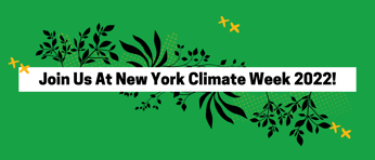 Join Us At New York Climate Week 2022