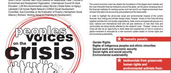 Peoples Voices on the Crisis