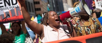 Climat March to End Fossil Fuels Zukiswa