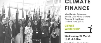 WEDO CSW Climate Finance Event JPG
