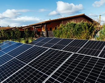 Vecteezy solar panels installed on a rooftop capturing sunlight in a 75350837