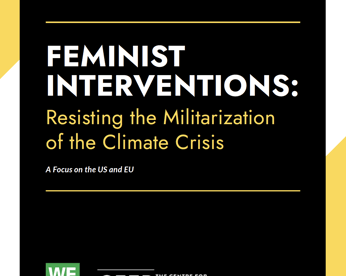Feminist Interventions Resisting the Militarization of the Climate Crisis