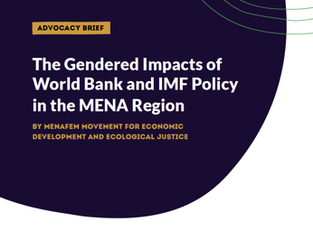 The Gendered Impacts of World Bank and IMF Policy in the MENA Region