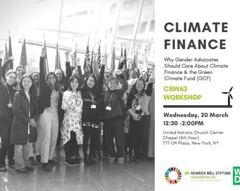 WEDO CSW Climate Finance Event JPG