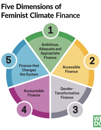 5 Dimensions of Feminist Climate Finance