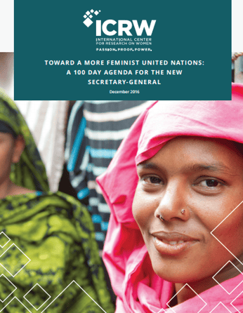 ICRW 100 Day Agenda 2