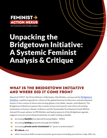 Unpacking the Bridgetown Initiative