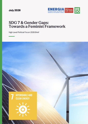 SDG7 and Gender Gaps Towards a Feminist Framework