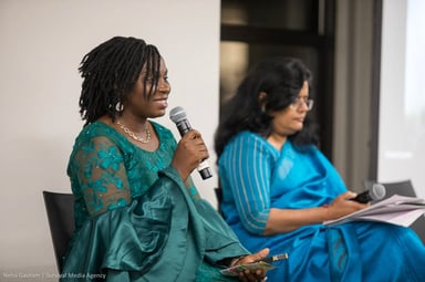 Sevidzem Ernestine Leikeki speaking