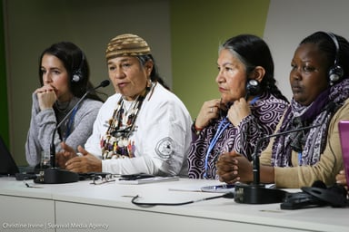Group of women in listening session