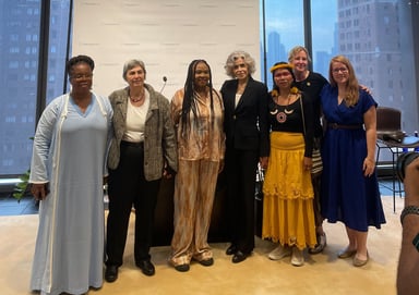 Jane Fonda, Bridget Burns and others at Fund launch event