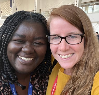 Bridget and Sandra Frietas at COP28