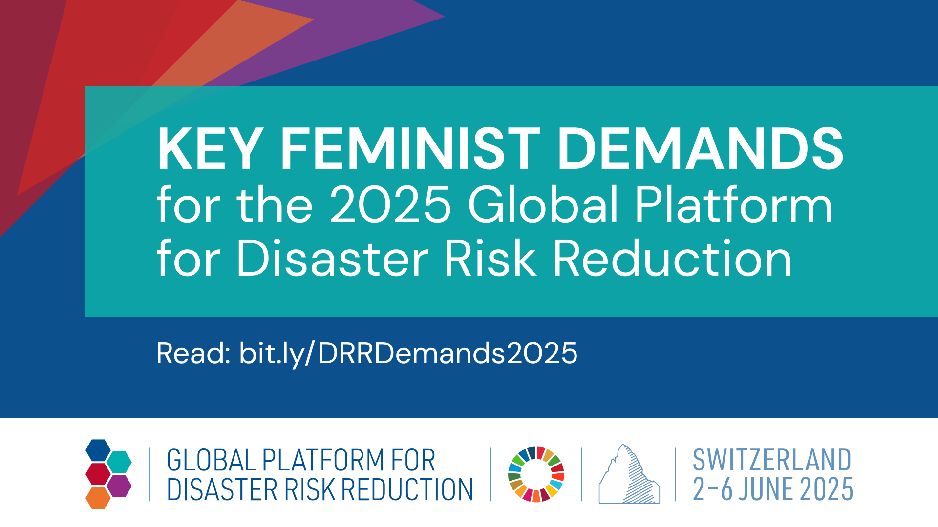 Demands for The Global Platform for Disaster Risk Reduction 2025